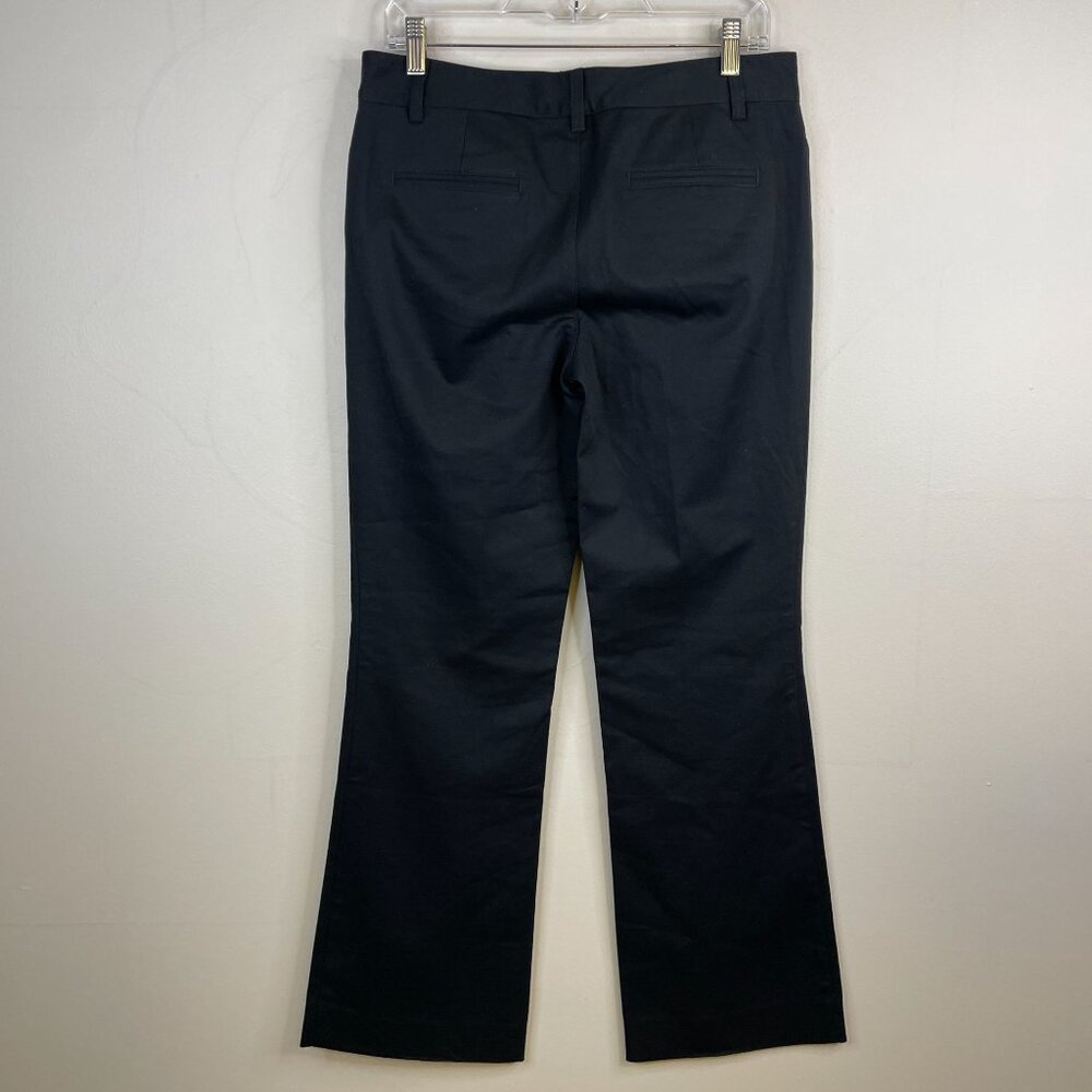 Ralph Lauren Women Boot Cut Career Pants Size 8 Black Work Dress Classic Stretch - Picture 6 of 8